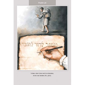 Kaart Psalm 38:6 - 'k Ben, door Uwe wet